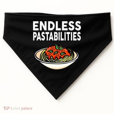 Pasta Spaghetti Funny Endless Pastabilities USA-Made Doggie Bandana
