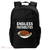 Pasta Spaghetti Funny Endless Pastabilities Backpack thumb 0