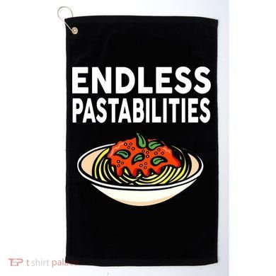 Pasta Spaghetti Funny Endless Pastabilities Golf Towel