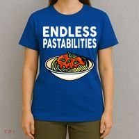 Pasta Spaghetti Funny Endless Pastabilities T-Shirt thumb 4