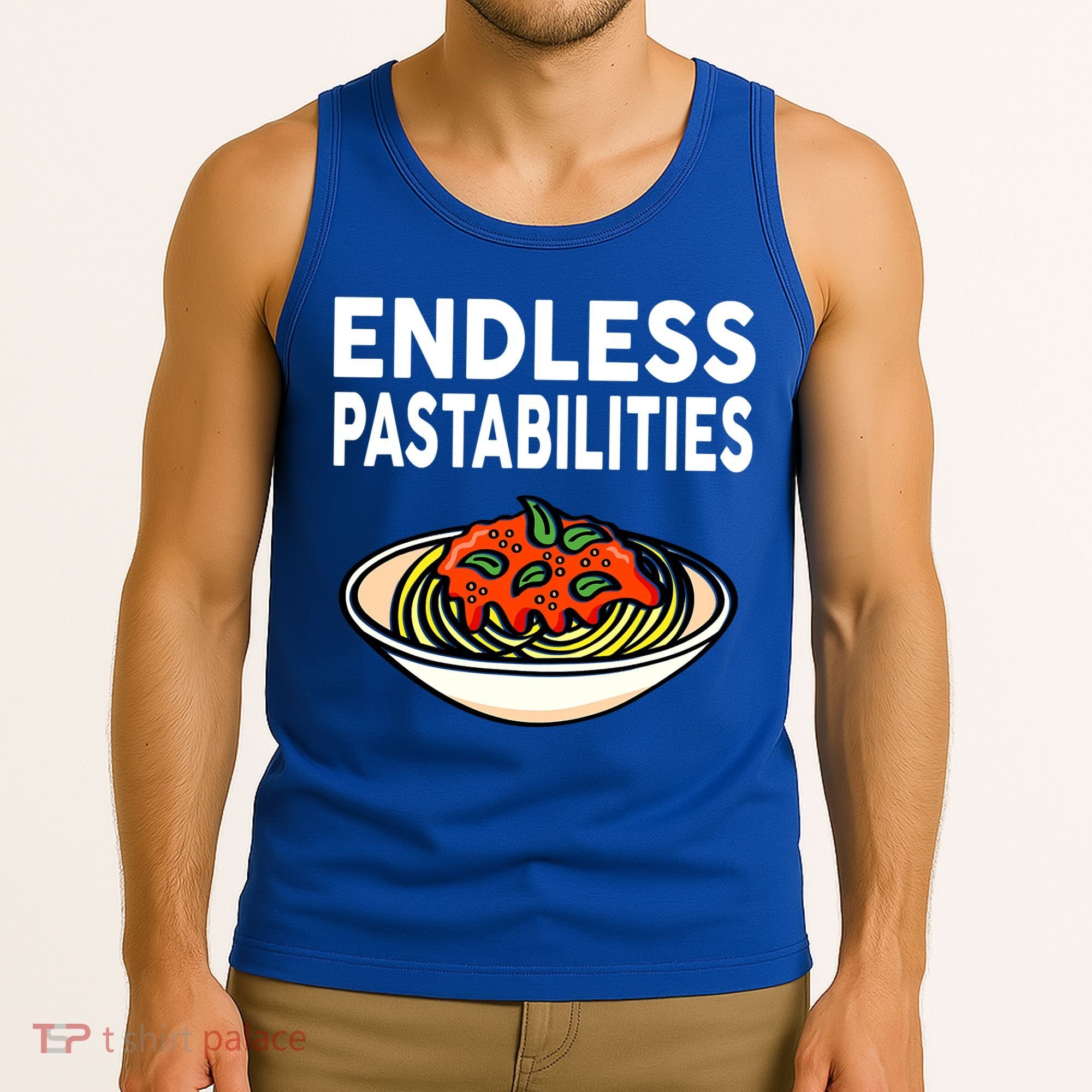 Pasta Spaghetti Funny Endless Pastabilities Tank Top