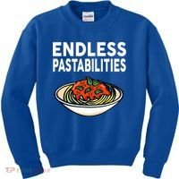 Pasta Spaghetti Funny Endless Pastabilities Kids Sweatshirt thumb 0