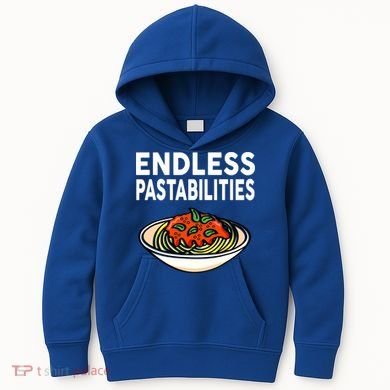 Pasta Spaghetti Funny Endless Pastabilities Kids Hoodie
