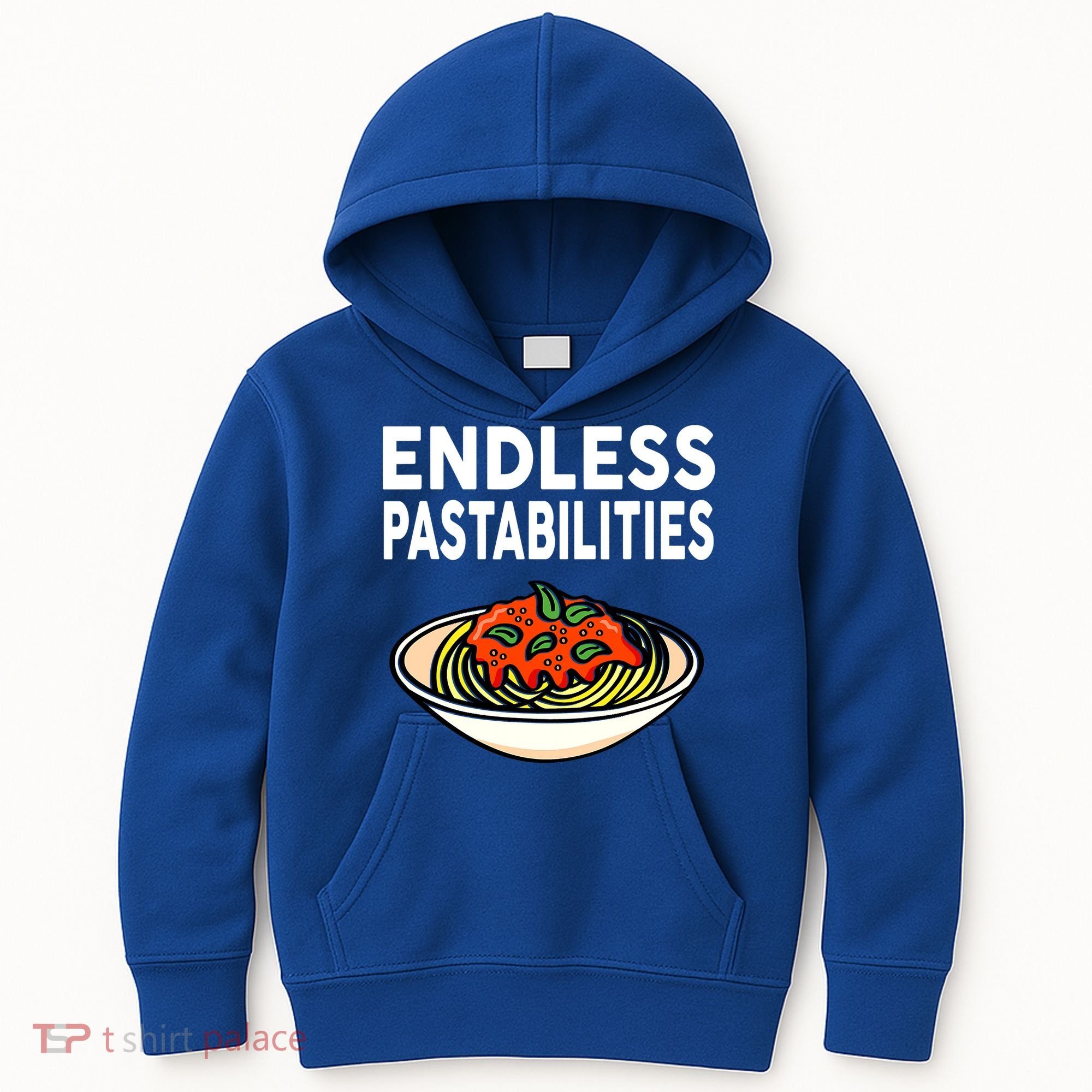Pasta Spaghetti Funny Endless Pastabilities Kids Hoodie