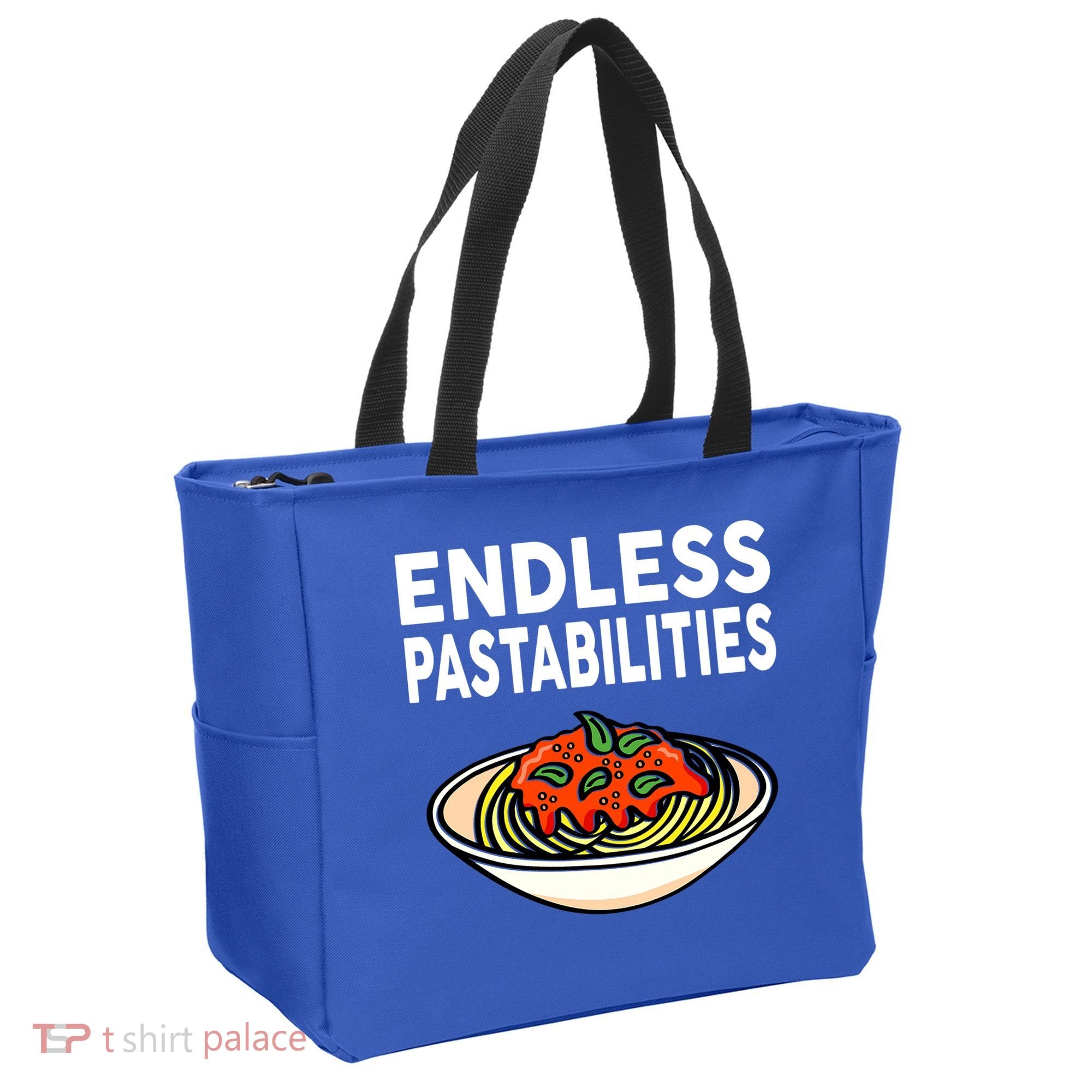 Pasta Spaghetti Funny Endless Pastabilities Tote Bag