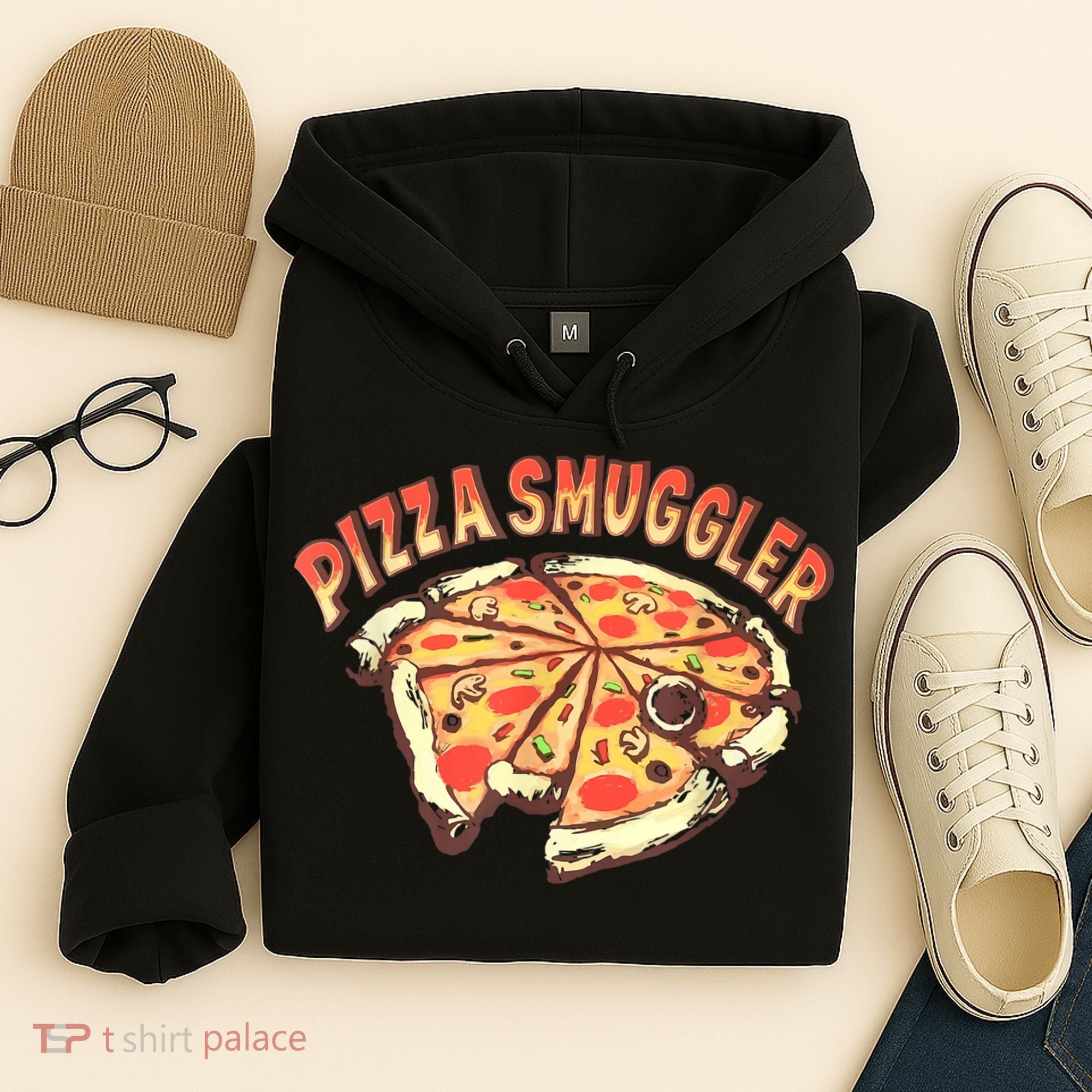Pizza Smuggler Funny Pizza Lovers Hoodie