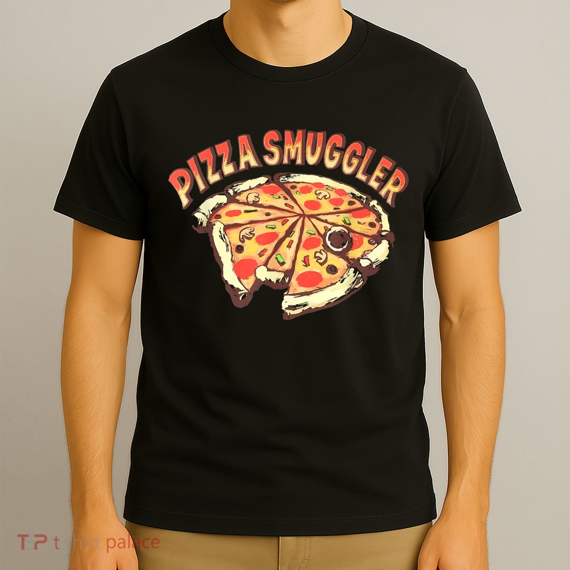 Pizza Smuggler Funny Pizza Lovers T-Shirt