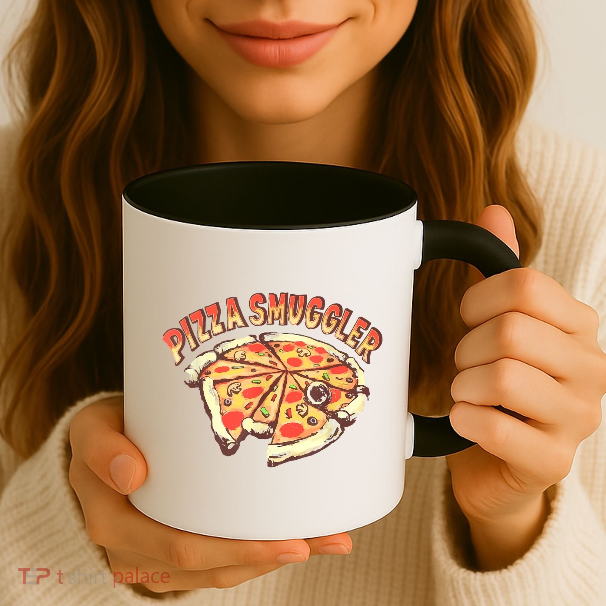 Pizza Smuggler Funny Pizza Lovers Coffee Mug