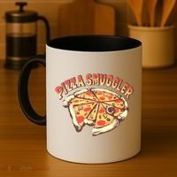 Pizza Smuggler Funny Pizza Lovers Coffee Mug thumb 4