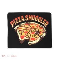 Pizza Smuggler Funny Pizza Lovers Mousepad thumb 0