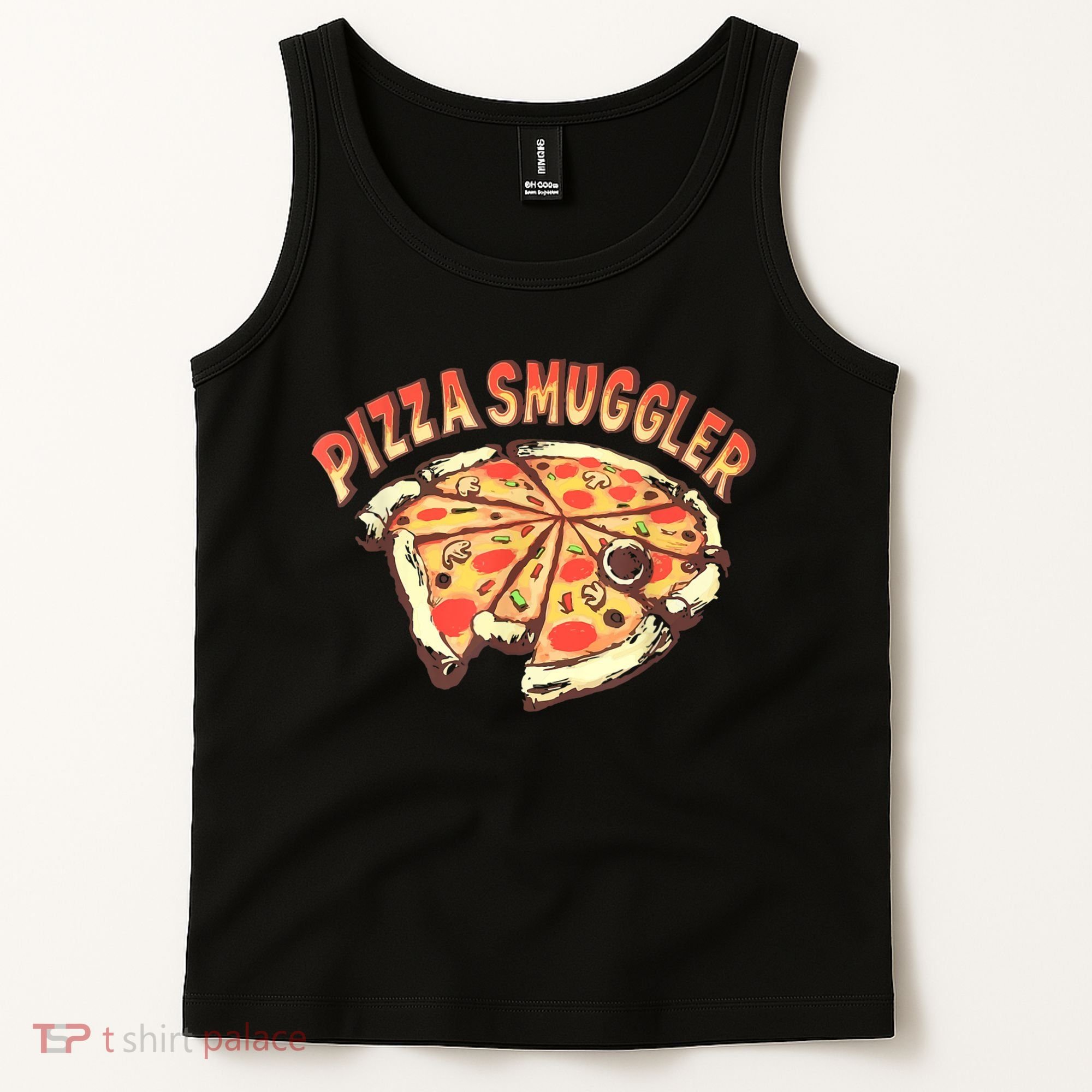 Pizza Smuggler Funny Pizza Lovers Tank Top