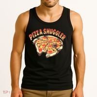 Pizza Smuggler Funny Pizza Lovers Tank Top thumb 3