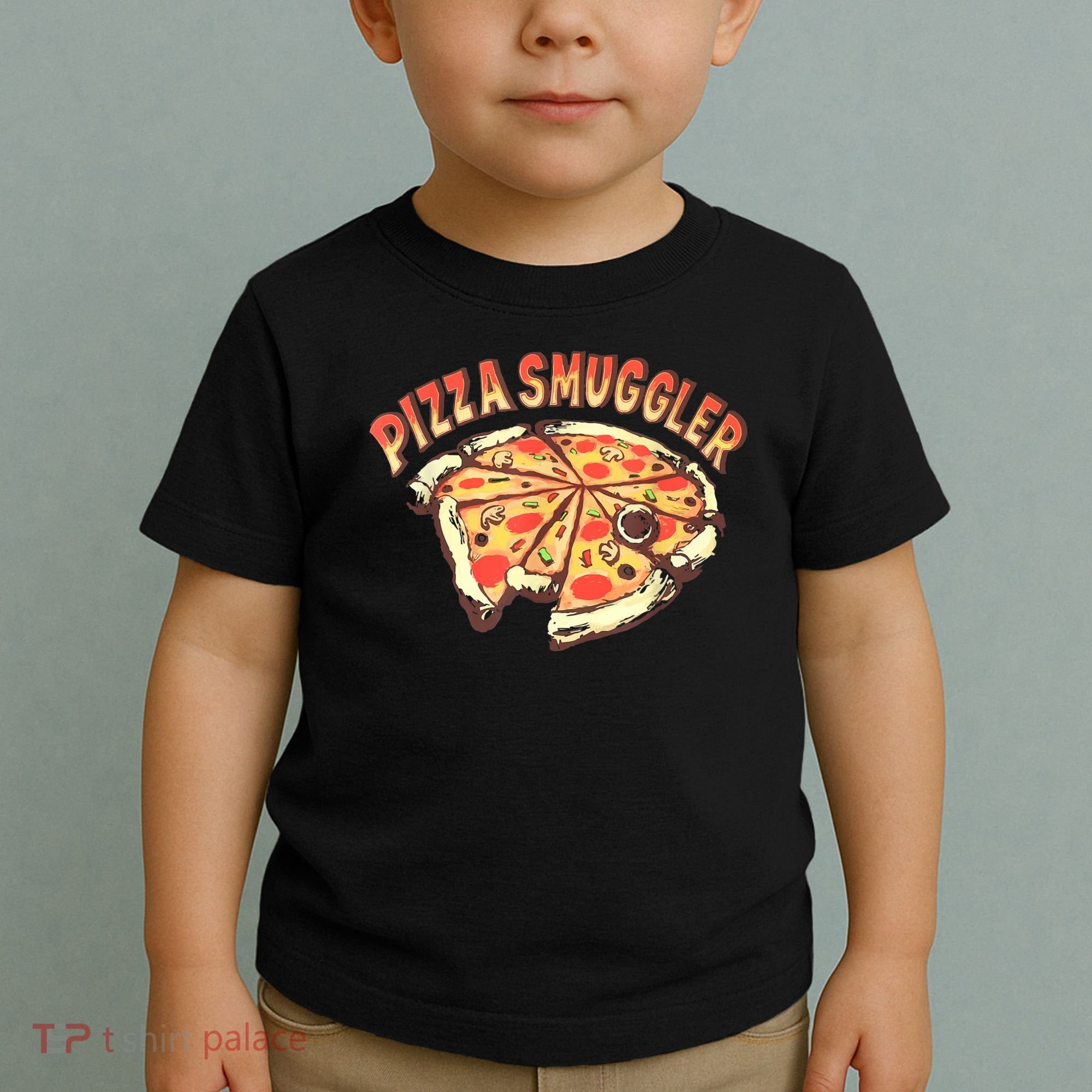 Pizza Smuggler Funny Pizza Lovers Toddler T-Shirt