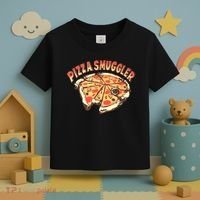 Pizza Smuggler Funny Pizza Lovers Toddler T-Shirt thumb 3