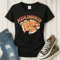 Pizza Smuggler Funny Pizza Lovers Women's T-Shirt thumb 3