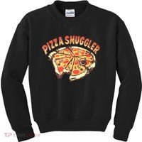 Pizza Smuggler Funny Pizza Lovers Kids Sweatshirt thumb 0