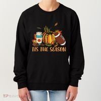 Pumpkin Spice Football Tis The Season Fall Thanksgiving Gift Gift Women's Sweatshirt thumb 0