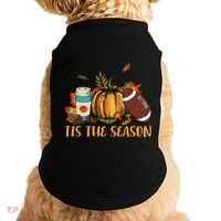 Pumpkin Spice Football Tis The Season Fall Thanksgiving Gift Gift Doggie Tank thumb 0