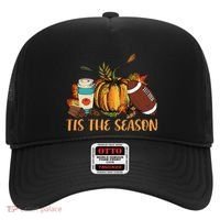 Pumpkin Spice Football Tis The Season Fall Thanksgiving Gift Gift Hat thumb 0