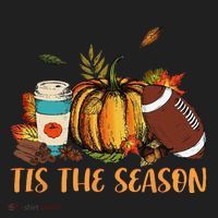 Pumpkin Spice Football Tis The Season Fall Thanksgiving Gift Gift Hat thumb 2