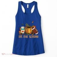 Pumpkin Spice Football Tis The Season Fall Thanksgiving Gift Gift Women's Tank Top thumb 0