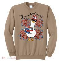 Patriotic Silly Goose Teacher Club 4th Of July Teacher Life Sweatshirt thumb 0