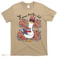Patriotic Silly Goose Teacher Club 4th Of July Teacher Life T-Shirt thumb 0