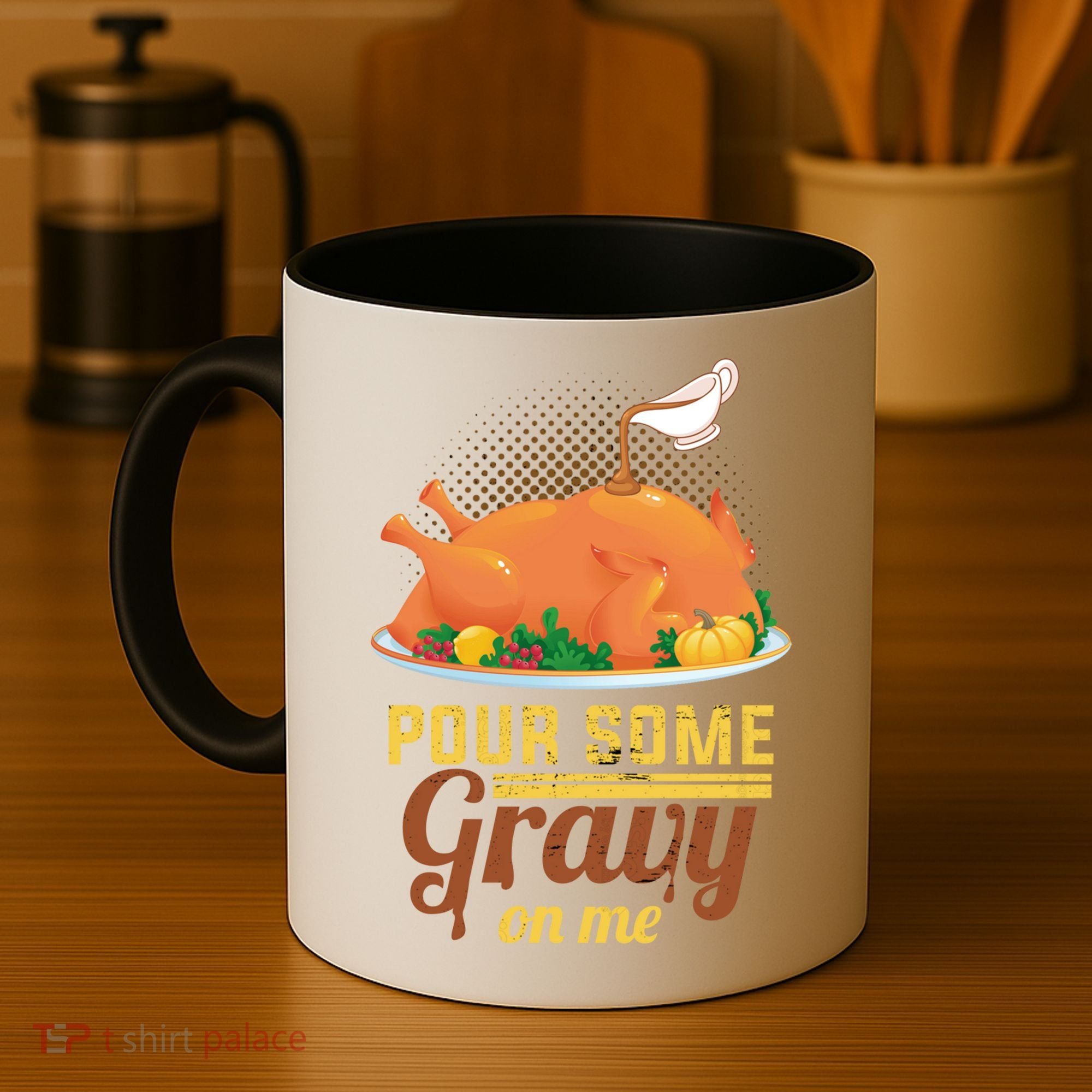 Pour Some Gravy On Me Thanksgiving Day Thanksgiving Day Funny Gift Coffee Mug