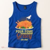 Pour Some Gravy On Me Thanksgiving Day Thanksgiving Day Funny Gift Tank Top thumb 2