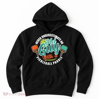 Pickleball Saying Grandma Old Guys Hoodie