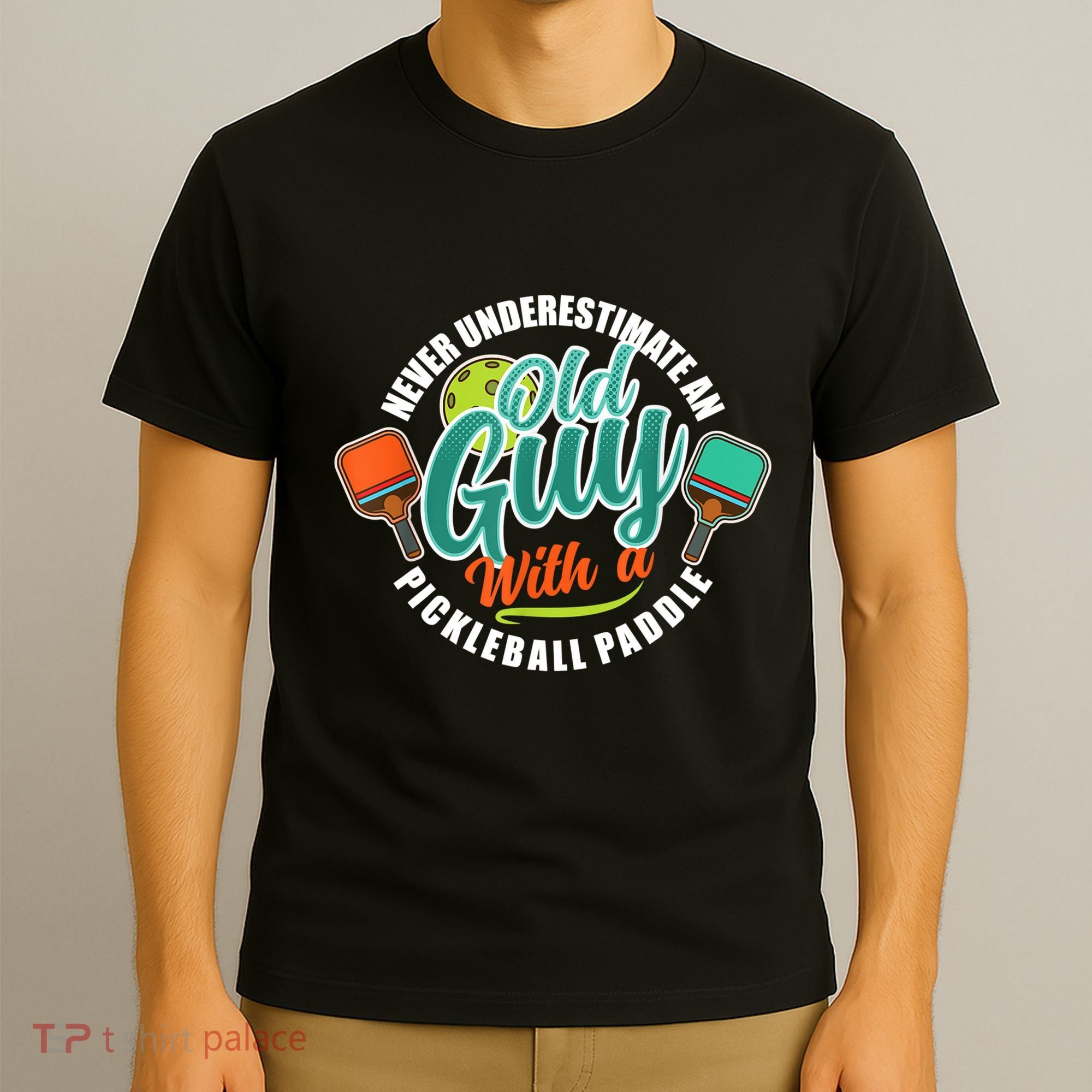 Pickleball Saying Grandma Old Guys T-Shirt