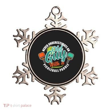 Pickleball Saying Grandma Old Guys Ornament