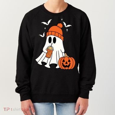 Pumpkin Spice Ghost Spooky Season Women's Sweatshirt
