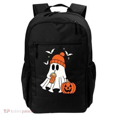 Pumpkin Spice Ghost Spooky Season Backpack