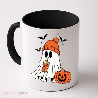 Pumpkin Spice Ghost Spooky Season Coffee Mug