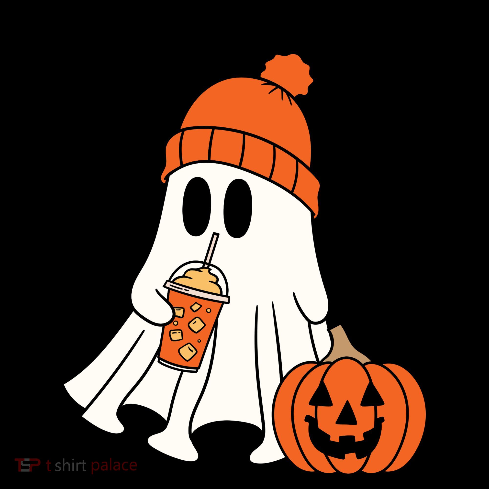 Pumpkin Spice Ghost Spooky Season Coffee Mug