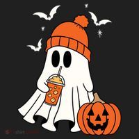 Pumpkin Spice Ghost Spooky Season Tumbler thumb 3