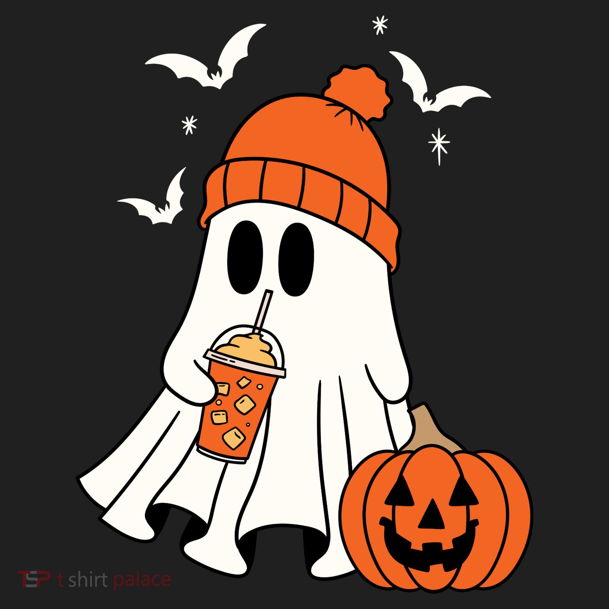 Pumpkin Spice Ghost Spooky Season Tumbler