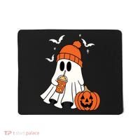 Pumpkin Spice Ghost Spooky Season Mousepad thumb 0