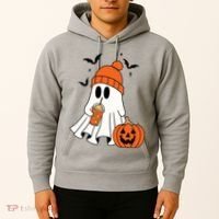 Pumpkin Spice Ghost Spooky Season Hoodie thumb 2