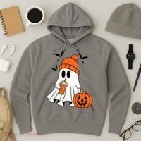 Pumpkin Spice Ghost Spooky Season Hoodie thumb 3