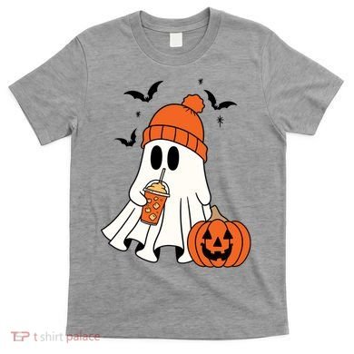 Pumpkin Spice Ghost Spooky Season T-Shirt