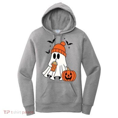 Pumpkin Spice Ghost Spooky Season Women's Hoodie