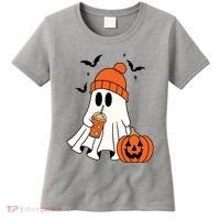 Pumpkin Spice Ghost Spooky Season Women's T-Shirt thumb 0