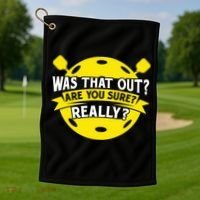 Pickleball Sports Game Equipment Pickleball Gift Golf Towel thumb 1