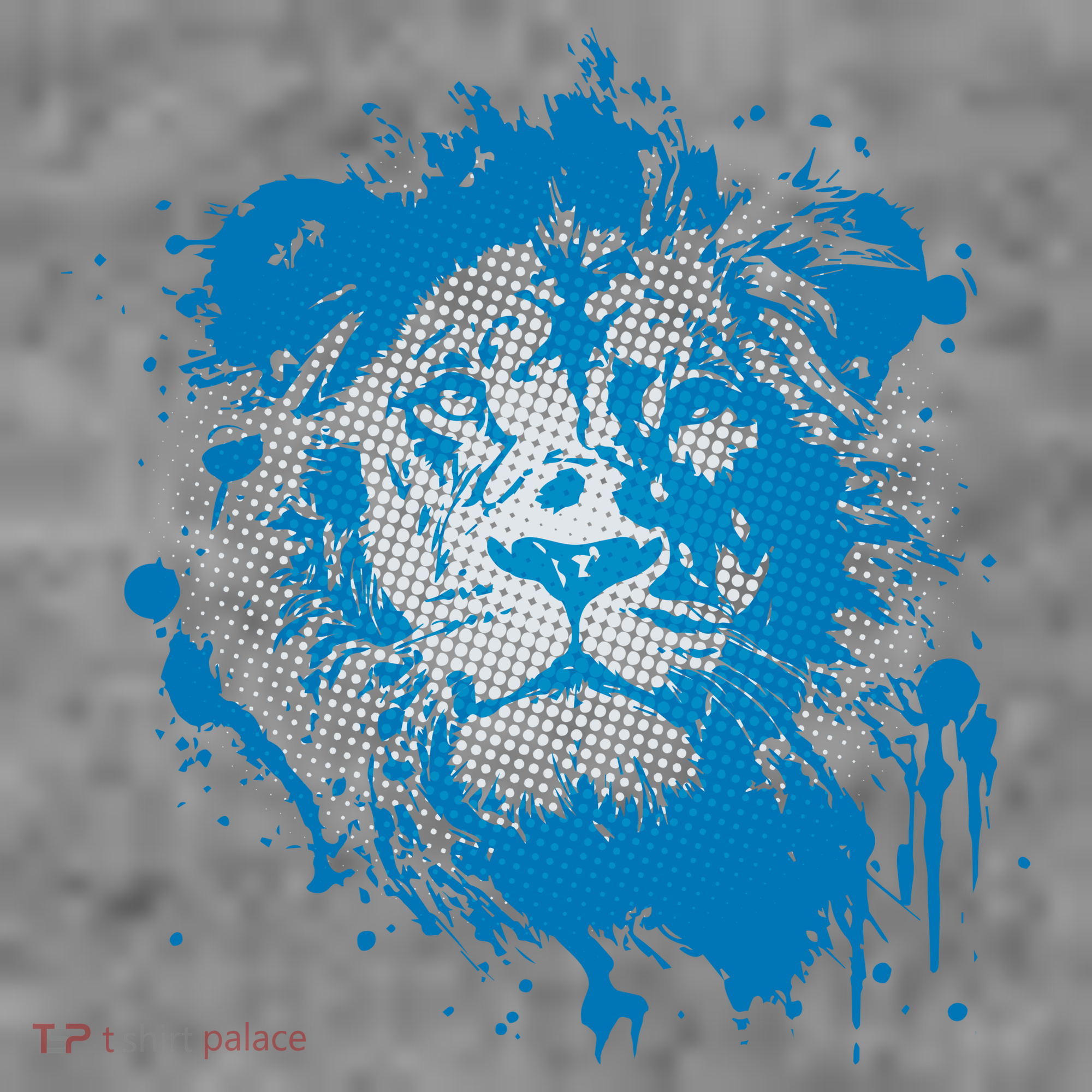 Paint Splat Graffiti Lions Football Sports Fan Toddler Hoodie