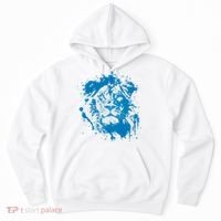 Paint Splat Graffiti Lions Football Sports Fan Hoodie thumb 0