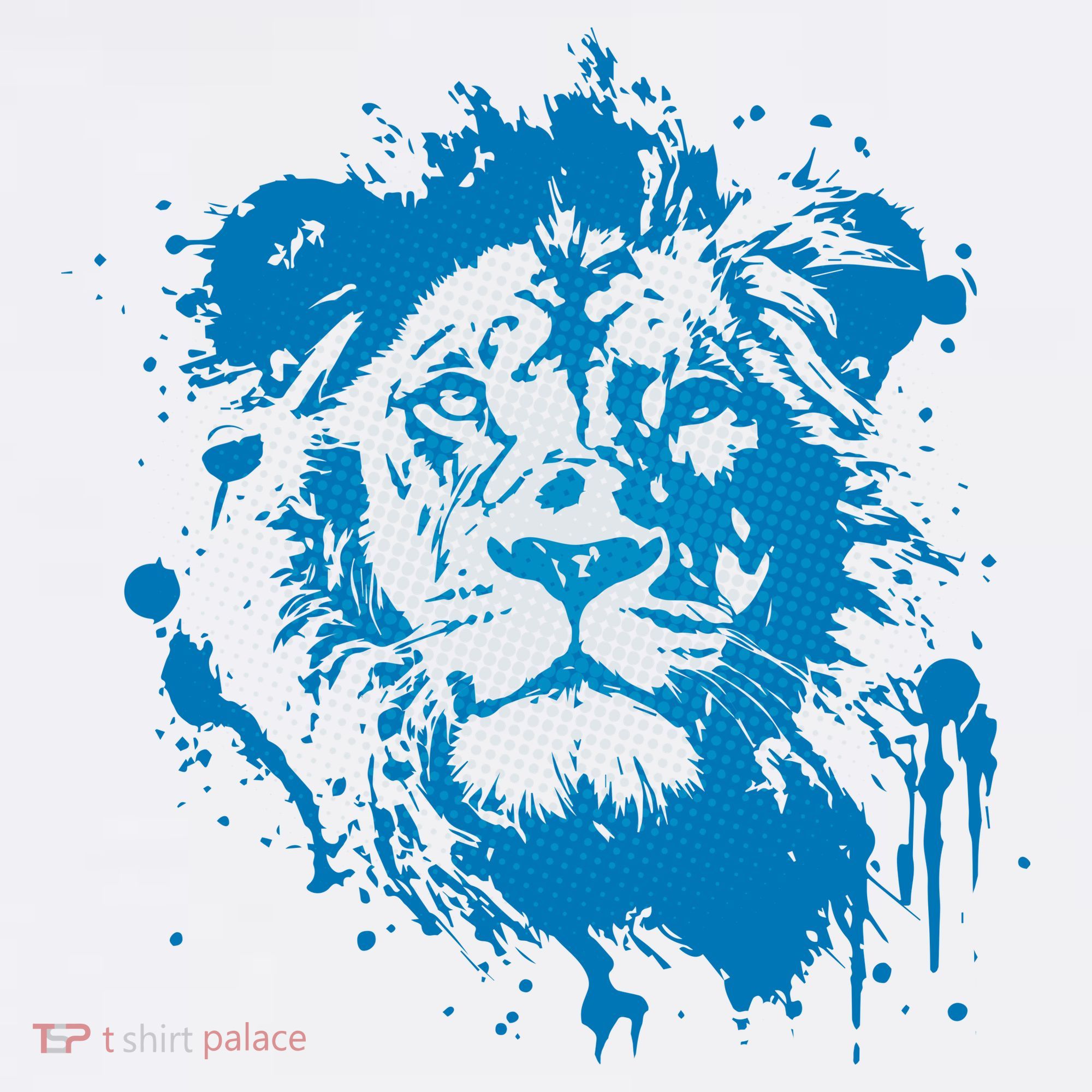 Paint Splat Graffiti Lions Football Sports Fan Hoodie