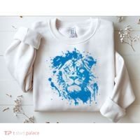 Paint Splat Graffiti Lions Football Sports Fan Sweatshirt thumb 2