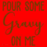 Pour Some Gravy On Me Funny Thanksgiving Santa Hat thumb 1